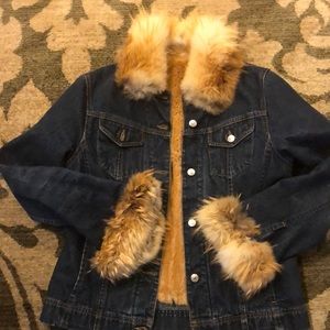 Jean jacket fur Lining  very good condition